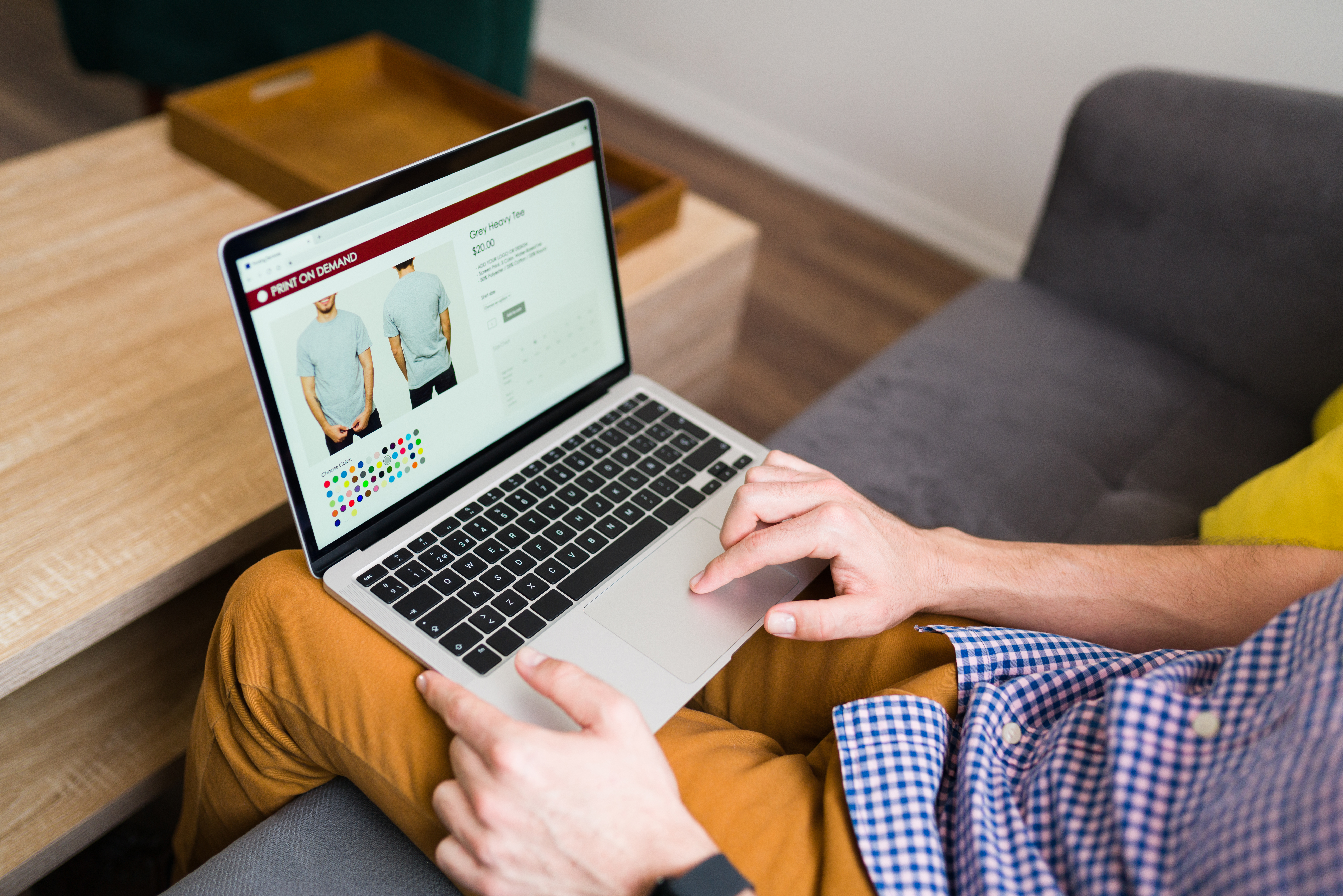 man online shopping