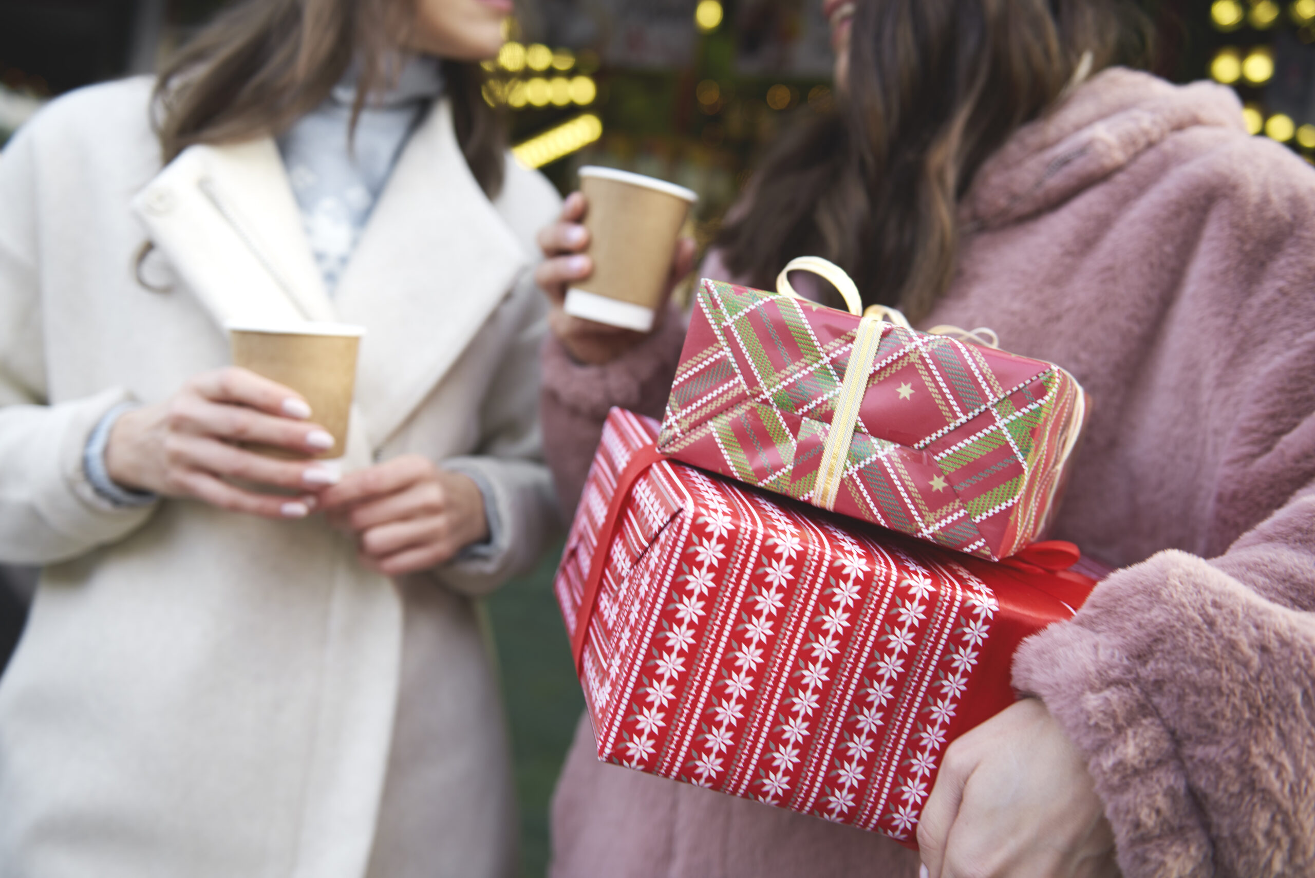 two women holiday holiday gifts